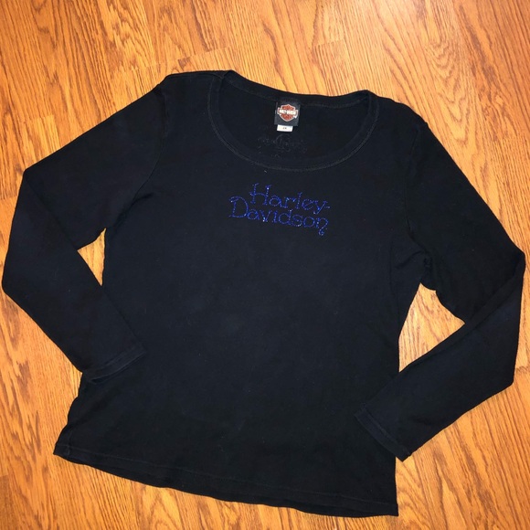 Harley-Davidson Tops - Harley-Davidson | Black Long Sleeve T-shirt